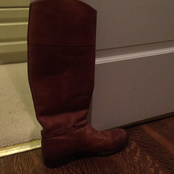 Tan Frye leather boots - Picture 2 of 4